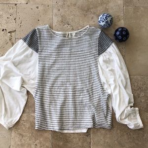 Anthropology White Blouse